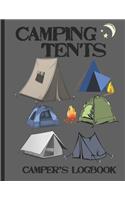 Camping Tents, Camper's Logbook