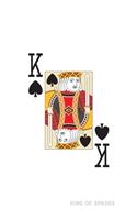 King Of Spades: Poker Card Notebook With Lined Wide Ruled Paper For Work, Home Or School. Cool Notepad Journal For Taking Notes, Diaries Or Journaling For Poker Fan
