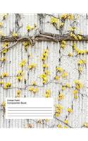 On the Fence: Composition Notebook, College Ruled, 7.44 x 9.69 inches, 200 pages