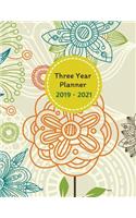 Three Year Planner 2019 - 2021 Faimz