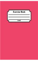 Exercise Book Lined: School Notebook V46