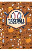 Baseball Stadiums Record Book: (123 Baseball Stadiums Record Book)