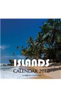 Islands Calendar 2018: 16 Month Calendar