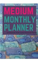 Snickersnee Medium Monthly Planner: Wide space Personal Planner/At a glance Medium Planner/Day Planner and Organizer/ Personal Organizer and Planner(Medium Personal Planner/Functional Wide Space Planners)
