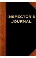 Inspector's Journal