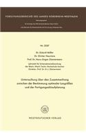 Untersuchung über den Zusammenhang zwischen der Bestimmung optimaler Losgrößen und der Fertigungsablaufplanung