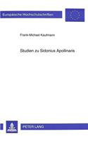 Studien Zu Sidonius Apollinaris: (681 Europaeische Hochschulschriften / European University Studie)