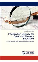 Information Literacy for Open and Distance Education