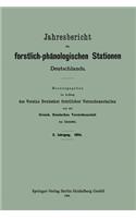 Jahresbericht Der Forstlich-Phänologischen Stationen Deutschlands