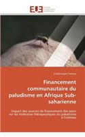 Financement Communautaire Du Paludisme En Afrique Sub-Saharienne