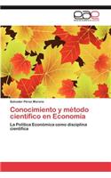 Conocimiento y método científico en Economía