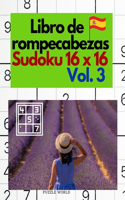Libro de rompecabezas Sudoku 16 x 16 Vol. 3