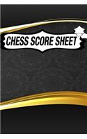 Chess Score Sheet