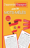J'apprends l'Espagnol avec les Mots-Mêlés: Livre Espagnol Francais avec 40 Thèmes et + de 450 Mots pour Apprendre en s'amusant - Solutions et Traduction Française - Idée Cadeau pour Enfant et