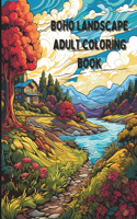 BOHO Landscape Adult Coloring Book