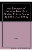 Holt Elements of Literature New York: Student Edition Grade 07 2005