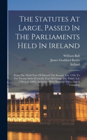 The Statutes At Large, Passed In The Parliaments Held In Ireland: From The Third Year Of Edward The Second, A.d. 1310, To The Twenty Sixth-[fortieth] Year Of George The Third, A.d. 1786-[a.d. 1800], Inclusive: With
