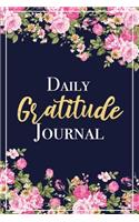 Daily Gratitude Journal: Beautiful Vintage Floral Daily Gratitude and Affirmation Journal Mindfulness Practice Diary with Motivational Quotes and Prompts.