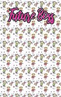 Future Boss: School or Work Office Notebook Wide Ruled Lined Journal 6x9 Inch ( Legal ruled ) Birthday Gift Idea Dream