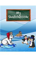 My Sketchbook: Blank, Framed Notebook for Drawings, Doodles & Imagination