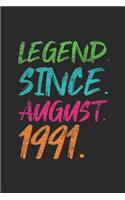 Legend Since August 1991