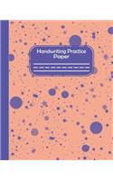 Handwriting Practice Paper: Pre-k And Kindergarten Early Stage Of Handwriting Practice Doted Line Workbook Composition Notebook For Kids