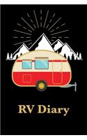 RV Diary: Motorhome Journey Memory Book and Diary