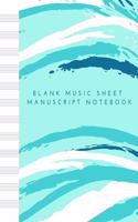 Blank Music Sheet Manuscript Notebook