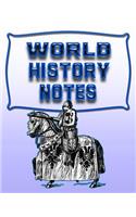 World History Notes: 120 Pages, Blank Journal Notebook to Write in with College Ruled Lined Paper, Ideal History Student Gift