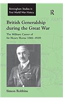 British Generalship during the Great War
