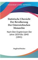 Statistische Ubersicht Der Bevolkerung Der Osterreichischen Monarchie