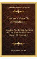 Larcher's Notes On Herodotus V1