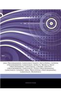 Articles on Java Programming Language Family, Including: Godiva (Programming Language), Aspectj, Nosica, Nice (Programming Language), J Sharp, Groovy (Programming Language), Pizza (Programming Language), G(English)