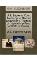 U.S. Supreme Court Transcript of Record Showalter V. Trustees of Internal Imp Fund of State of Florida: (English)