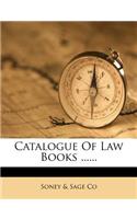 Catalogue of Law Books ......