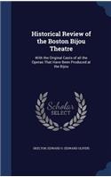Historical Review of the Boston Bijou Theatre