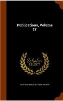 Publications, Volume 17