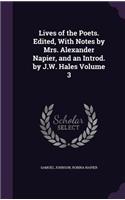 Lives of the Poets. Edited, With Notes by Mrs. Alexander Napier, and an Introd. by J.W. Hales Volume 3