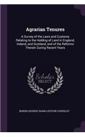 Agrarian Tenures