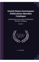 United States Government Publications Monthly Catalogue