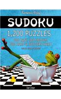 Famous Frog Sudoku 1,200 Puzzles With Solutions. 300 Easy, 300 Medium, 300 Hard and 300 Very Hard