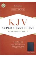 Bible Kjv Super G/P Ref Blue T/I