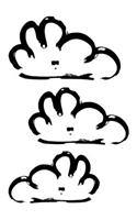 Cloud Notebook: Wide Ruled Line Paper Pages Journal 6 x 9 Inches (15,2 x 22,9 cm) - Nature Art Gift Idea - Diary, Photo Album or Recipes Booklet(255 Nature Print)