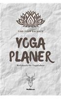 Find Your Balance - Yoga Planer - Notizbuch für Yogalehrer