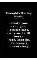 Thoughts During Work