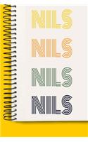 Name NILS A beautiful personalized: Lined Notebook / Journal Gift, 120 Pages, 6 x 9 inches, NoteBook Gift For NILS, Personal Diary, NILS, Personalized Journal, Customized Journal, The 