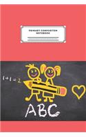 Primary Composition Notebook: Elementary Notebook.Story Paper Journal Note Diary for Kids Kindergarten To Early Childhood and School. Write Dotted Midline. Exercise Writing Dashe
