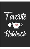 Favorite Tea Notebook