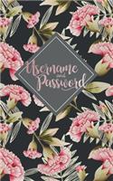 username and password
