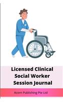 Licensed Clinical Social Worker Session Journal